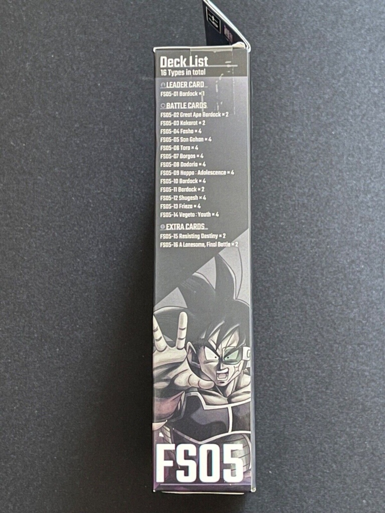 Dragon Ball Super Card Game Fusion World Bardock Starter Deck