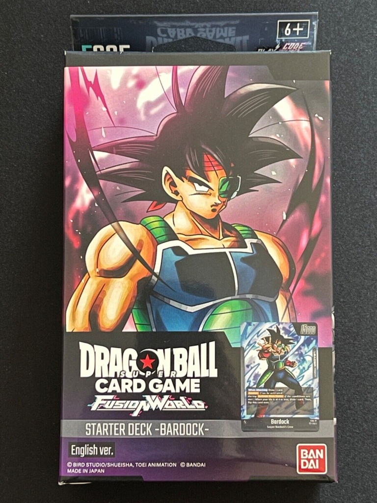 Dragon Ball Super Card Game Fusion World Bardock Starter Deck