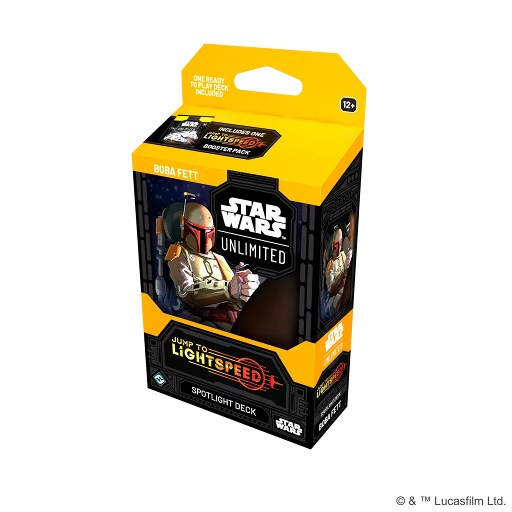 SWU Jump to Lightspeed Spotlight Deck - Boba Fett (Inglés)