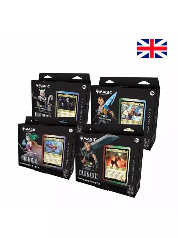 Commander Display (4 Mazos) Final Fantasy Inglés - Magic The Gathering