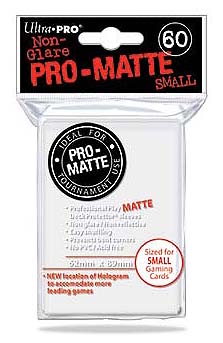 Fundas Small 62mm x 89mm Pro Matte Blanco (60 fundas) Ultra Pro