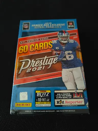 2021 Panini Prestige Football 8-Pack Hanger Box