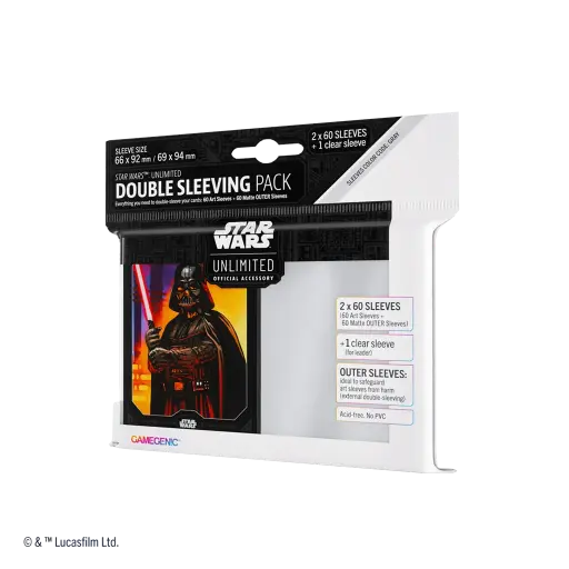 [GGS15033ML] SW Unlimited Art Sleeves Double Darth Vader