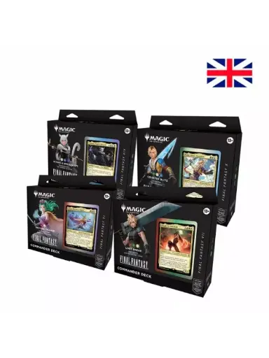 Commander Display (4 Mazos) Final Fantasy Inglés - Magic The Gathering