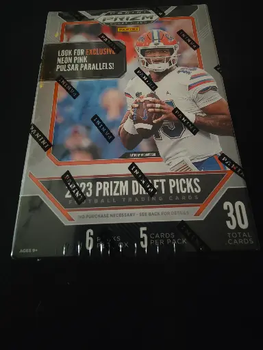2023 Panini Prizm Draft Picks Football Hobby Blaster Neon Pink Pulsar Parallels