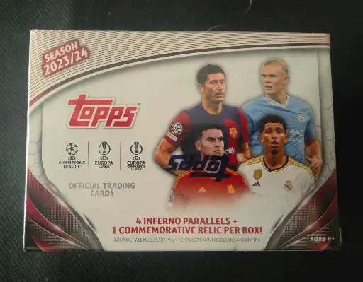 2023/24 Topps UEFA Club Competitions Soccer 7-Pack Blaster