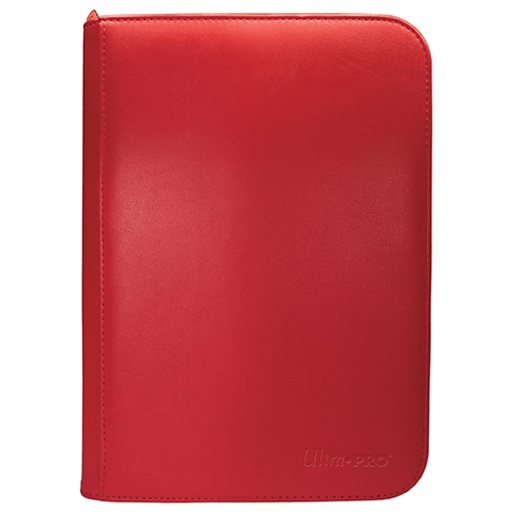 [UP-BIN-ZIP-4PK-15895] Carpeta con cremallera 4 bolsillos PRO-Binder Zippered Rojo Ultra Pro