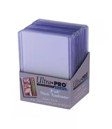 [TL-UP-GRT-25] Fundas Standard Toploader Thick Clear (25 unidades) Ultra Pro