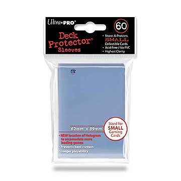 [FUN-UP-62x89-60-TRA] Fundas Small 62mm x 89mm Transparente (60 fundas) Ultra Pro