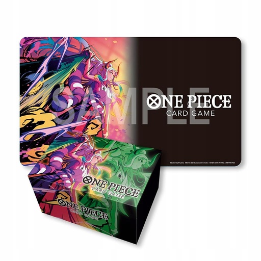 [BANDAI-2677478] Tapete y Caja de Mazo Playmat and Card Case Yamato One Piece Card Game Bandai
