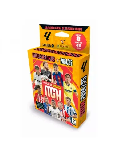 [PANINICROMOS-004988KBE8] Eco Blister (8 Sobres) MEGACRACKS 2024-25 de Panini Cromos