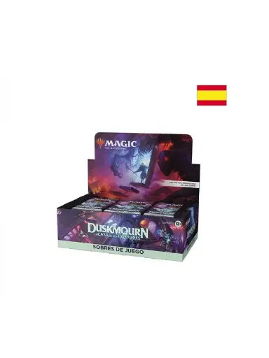 [WIZARDSOFTHECOAST-D34441050] Magic The Gathering Play Booster Display (36 sobres) Duskmourn House of Horrors Español